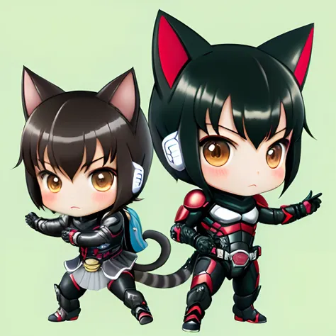 Kamen Rider Transformation Pose、Chibigos loli cat