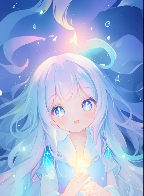 beautiful girl, puffy tiered ballgown, vibrant pastel colors, (colorful), glowing golden long hair, magical lights, sparkling magical liquid, inspired by Glen Keane, inspired by Lois van Baarle, disney art style, by Lois van Baarle, glowing aura around her...