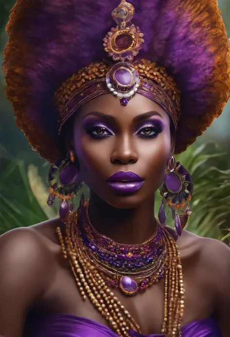 Oya African goddess of change in purples