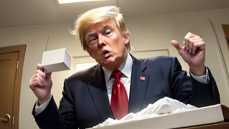 Donald trump doing cocaine