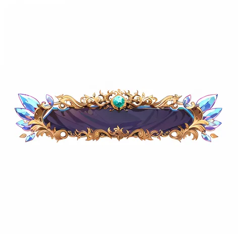 There is a banner image，There is a picture of a dragon on it, ornate border + concept-art, baroque frame border, game overlay, ornate frame, decorative frame, kda, inlaid with gold rococo, game assets, ornate border frame, game hud, ornate border, game ico...