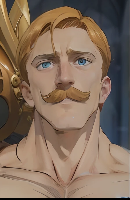 Escanor, hyperdetailled, hyperrealistic