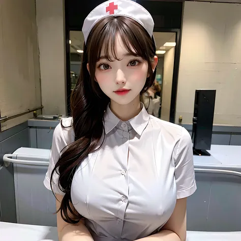 nurse、nurses outfit、Nurse Cap、huge tit