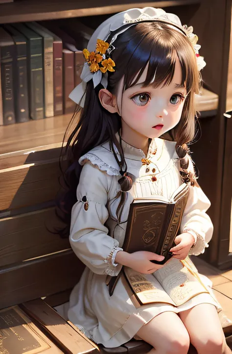 libraryai，Whispers，pepper，orangeflower，patchouli，benzoin，Tonka beans，Cip，cedar，vanilla，Lily of the valley，pure and cute、A little girl with a bookish atmosphere