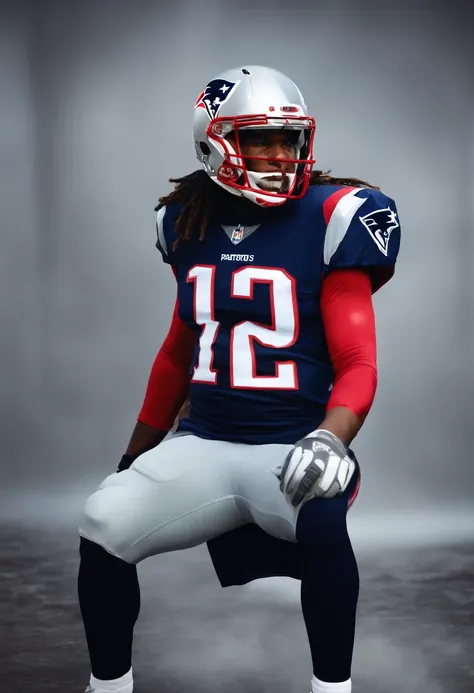 Caleb williams in a new england patriots jersey