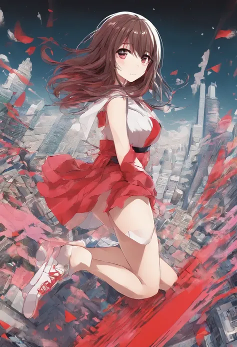 Growing giantess girl tall bursting clothes ripped ripping rip giant breasts busty bulging moaning embarrassed red blushing scared hiding adorable