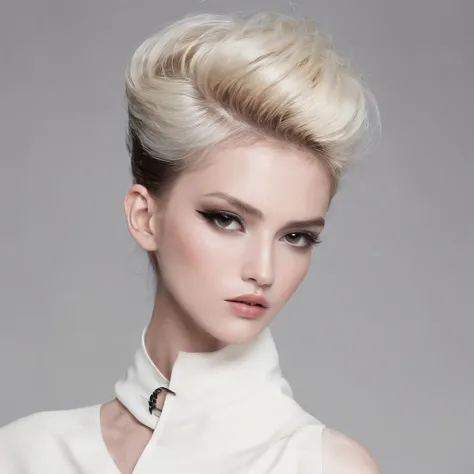 - **hairstyle on**: Shaved、Choose a style with sharp lines。
- **The eye**: With single eyes、Draw the eyeliner diagonally to give a mysterious impression。
- **faces**: Eyebrows are naturally shaped、Create an atmosphere of elegance。
- **lo fashion**: In the ...