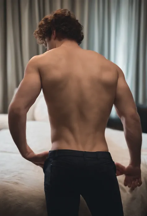 A very realistic and extremely hairy shawn mendes putting his fingers in hairy butt