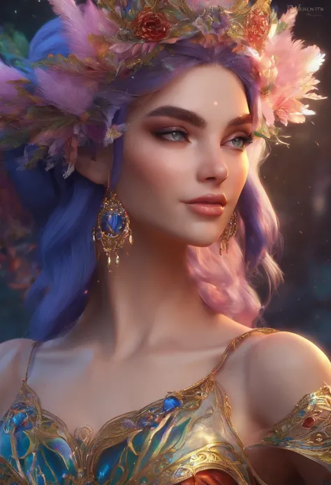 um close up de uma mulher em um vestido roxo com um vestido roxo, elfo bonito com pele violeta, bela condessa elfa escura, Rainha elfa bonita e elegante, estilo de arte de fantasia, elegant cinematic fantasy art, princesa elfo escuro, bela arte de fantasia...