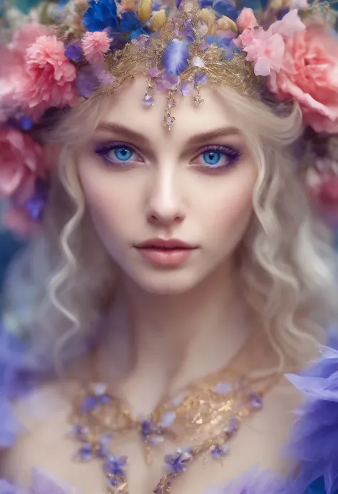 um close up de uma mulher em um vestido roxo com um vestido roxo, elfo bonito com pele violeta, bela condessa elfa escura, Rainha elfa bonita e elegante, estilo de arte de fantasia, elegant cinematic fantasy art, princesa elfo escuro, bela arte de fantasia...