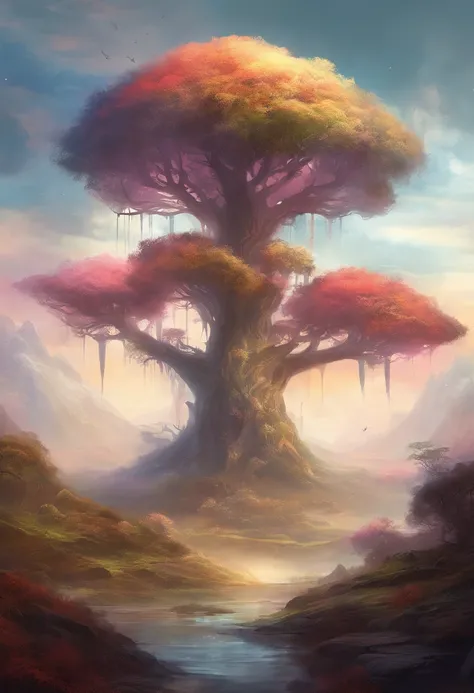 Alien landscape trees