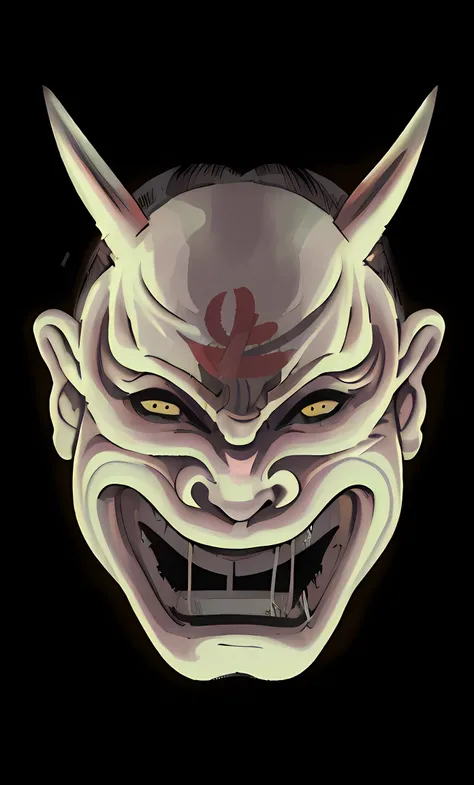 japanese hannya mask,