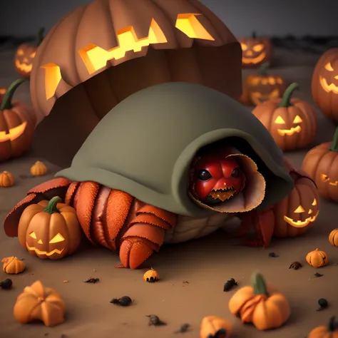 Hermit crab halloween