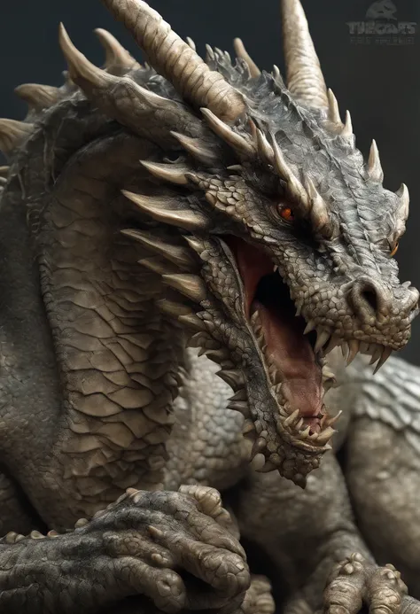 (Absurdo, alto, ultra detalhado) Five-headed dragon,Full HD