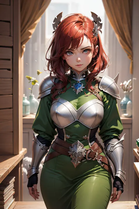 Theres a woman in leather armor posing for a photo, 2. 5 d cgi anime fantasia arte, Menina da armadura, menina na armadura do cavaleiro, arte de anime digital detalhada, arte de personagem impressionante, Artgerm extremamente detalhado, Modelo IG | Artgerm...