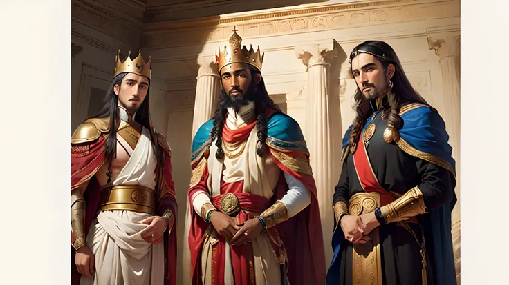 King Darius, and his three governors