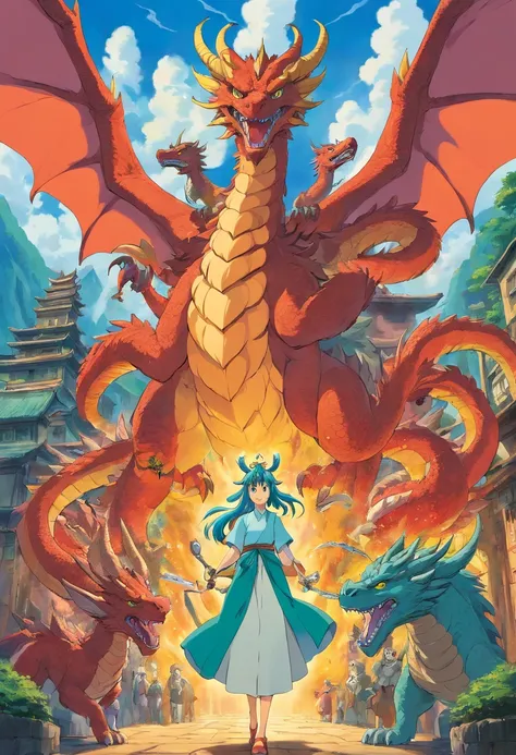 Five-headed tiamat