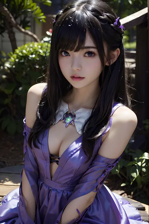 top-quality、​masterpiece、超A high resolution、(Photorealsitic:1.4)、女の子1人、co-sleeping、Black hair、glowy skin、((super realistic details))、Global Illumination Octane Rendering、in 8K、ultrasharp、Raw skin is exposed in cleavage、metals、gear wheel、Hydraulic cylinder、...