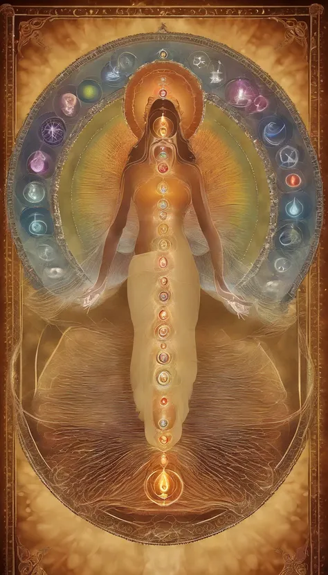 Chacras na Espiritualidade Oriental. The chakras are energy centers in the human body, each associated with specific physical and emotional functions. Existem sete chacras principais, incluindo o chacra da raiz, do plexo solar, Cardiac, garganta, terceiro ...