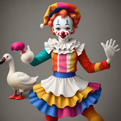 Clown goose