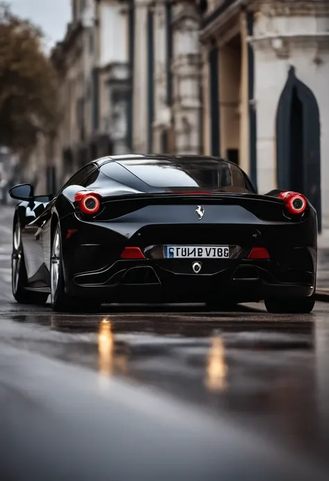 Black Ferrari，Latest style，new design，modern day