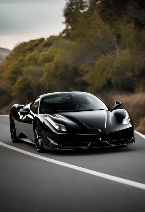 Black Ferrari，Latest style，new design，modern day