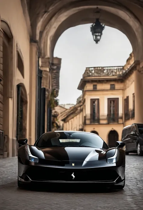 Black Ferrari，Latest style，new design，modern day