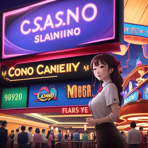 casino　signboard