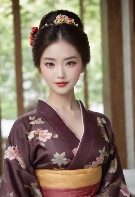 8k super-resolution、Beautuful Women、One lady、dark brown hair:1.1、hyperdetailed face、Detailed lips、significant、（Eyes are in focus）、二重まぶた、Eyes of the Princess、 beautfull Japanease woman、Beautiful Japan Lady、 sensual lip、Bewitching body、Bust Size 82、8 class l...