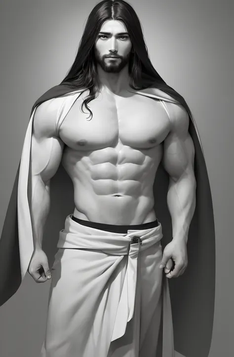 The muscular, handsome Jesus