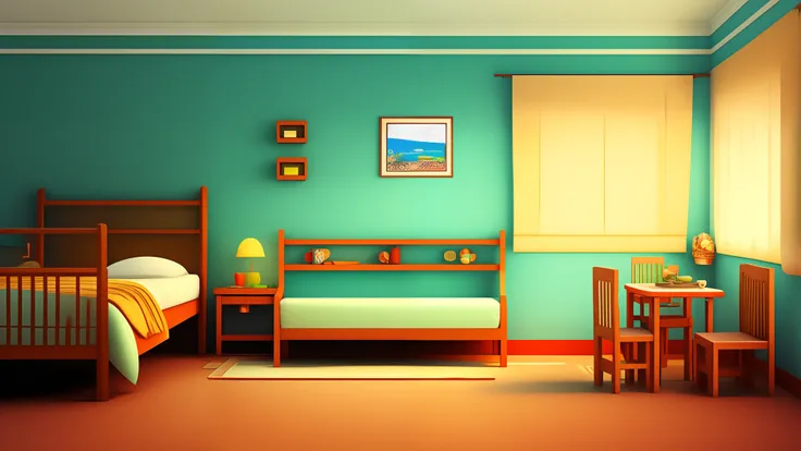 cartoon house room interior, poor house room interior, room , bad condition room interior, a Indian room a small room, Indian room interior bright white lighting