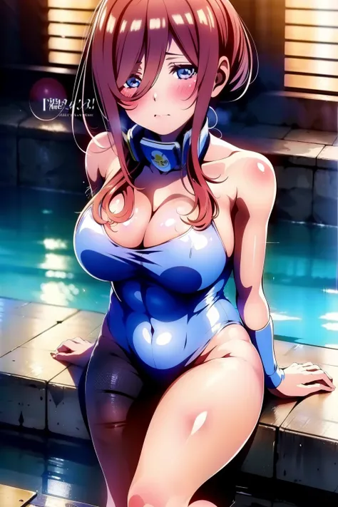NSFW, Nakano Miku, in street, very cworded, srestrained, BDSM, Restricted legs, Restricted arms, Bound, noose, Tied with a rope, medium breasts, Nakano Miku, They are smiling, Beautiful body, beautiful countenance, ultra-detailliert, top-quality,Rape,For...