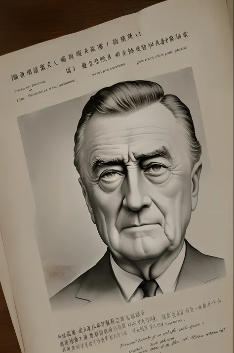 Franklin Roosevelt has polio eyes and realizes China is responsible for pearl harbor