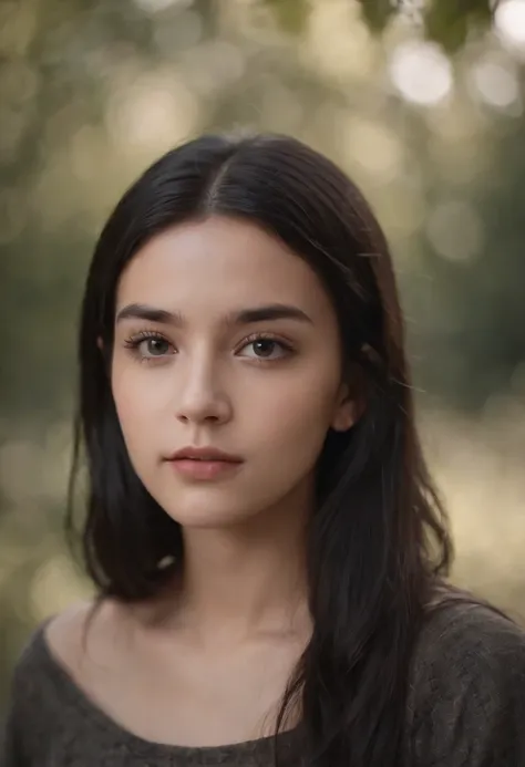 17 year old girl with dark black eyes and black hair,sin cot crop