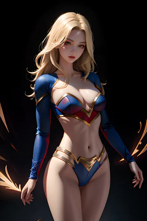 Supergirl nsfw:1.3, masterpiece, best quality, high quality, high definition, high quality texture, high quality shadow, high detail, beautiful detailed, finely detailed, extremely detailed cg, detailed texture, a realistic representation of the face, real...