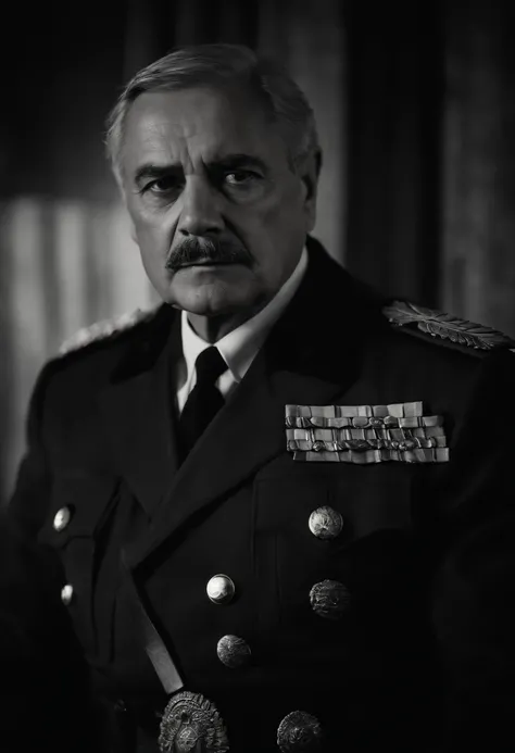 latin middle aged general portrait communist