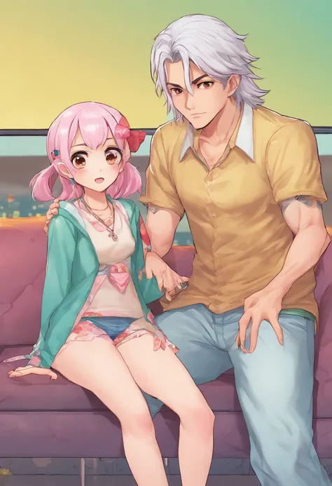 Horikiri Nagisa a long grayish white haired with his hair in cute twin tails flat chested beautiful boy who isnt entirely comfortable with modeling cute feminine clothes for his little sister but is okay with it despite feeling a bit emasculated, Masterpie...