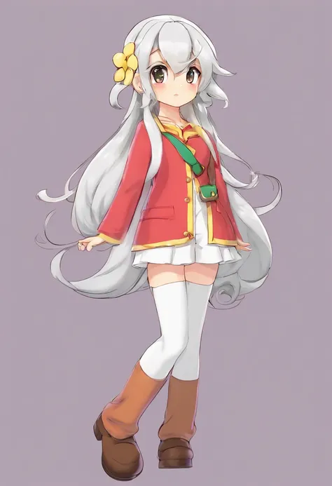 Horikiri Nagisa a long grayish white haired with his hair in cute twin tails flat chested beautiful boy who isnt entirely comfortable with modeling cute feminine clothes for his little sister but is okay with it despite feeling a bit emasculated, Masterpie...