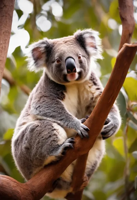 Find out why koalas need to move fast in Australia to avoid slow-moving tickets !