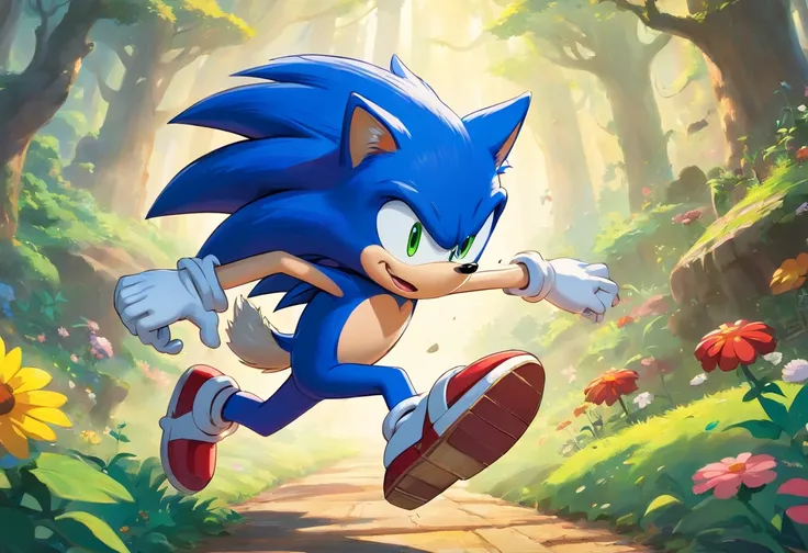 Sonic the hedgehog,estilo jogo cuphead