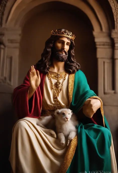 Cria Jesus Cristo como Um homem simples da galileia