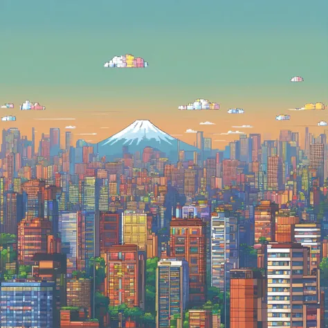 modern day　TOKYOcty　A city scape　games