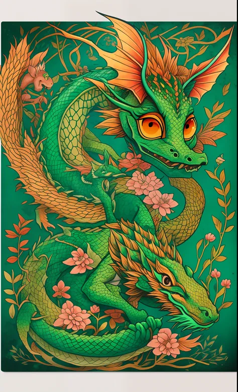 Green Chinese Little Dragon --auto --s2