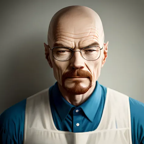 Walter white dressed up as a Cookie Monster