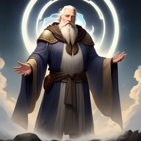 Malreus, God Of The Sky (Old bearded man with robes)