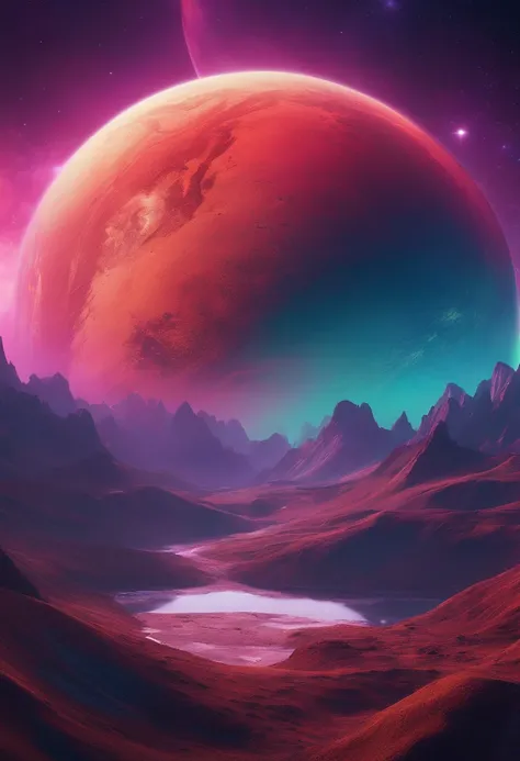 A planet with the tiktok logo inside