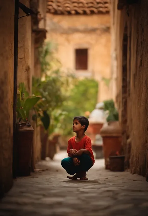 A boy urinating