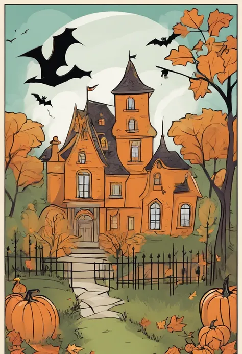 Title: "Spooky Halloween Adventures: A Colorful Sketchbook" Prompt: Join our young explorer, Alex, on an exciting journey through the enchanting world of Halloween! As you flip through the pages of this color book, get ready to bring each scene to life wit...