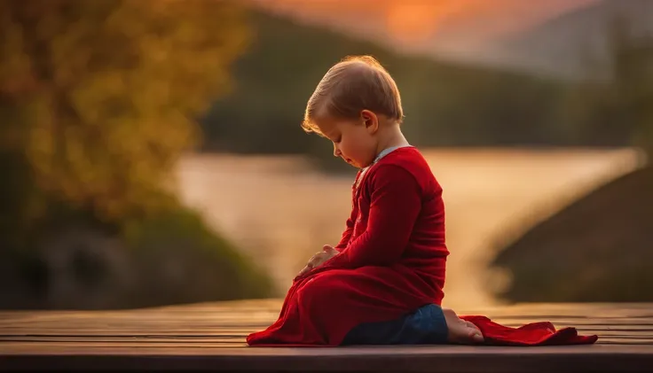 child praying