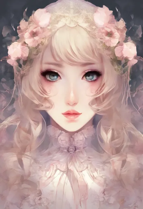 Lolita Young Beautiful Face for Illustration, Luz real,